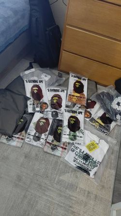Bape,fog,alocs,denim tears.