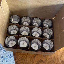 24 Gold Colored Votives/candles With Battery Lights Included