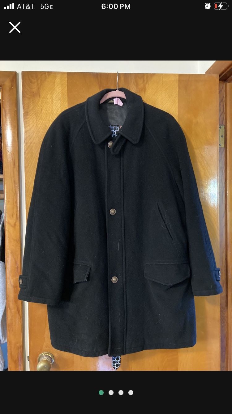 Mario Valente Men’s Wool Cashmere Coat