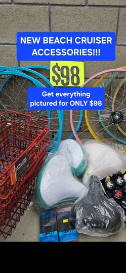 BRAND NEW BEACH CRUISER ACCESSORIES!!