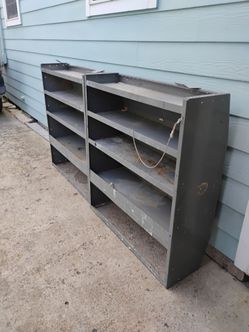 Van work shelf's
