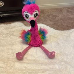 Flamingo Singing And Dancing Stuffed Interactive Dancing for Doll