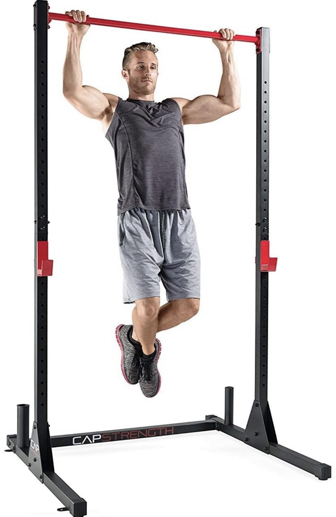 Adjustable Squat Rack / Pull-Up Bar Combo Rack de Sentadillas y Barra de Pull-Up