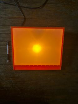 Light box for drawing or viewing film slides