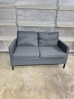 51" W Loveseat Sofa, Modern Love Seat Couches for Living Room, Bedroom, Apartment, Office, With Removable Cover