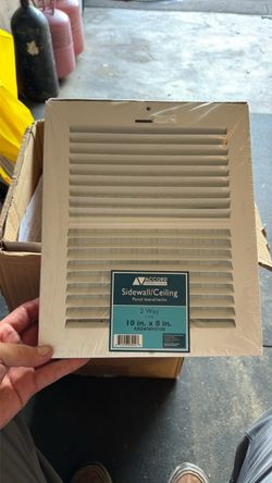 4 New Accord 10” x 8” HVAC Wall/Ceiling Vents – $35
