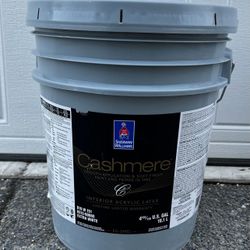 Interior Paint Cashmere. Color City Loft. Egshell. New 5 Gallons 