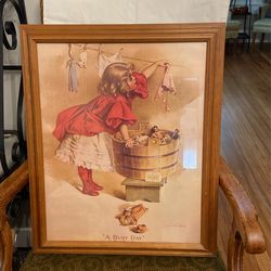 Picture- A Busy Day By Maud Humphrey