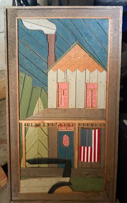 Theodore DeGroot Wood Lath Folk Art