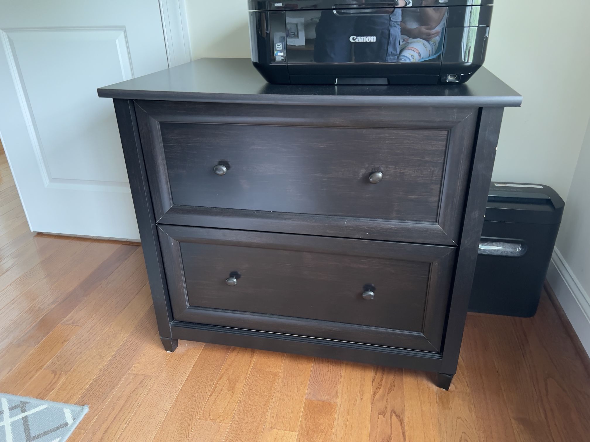 Two drawer storage/ file cabinet