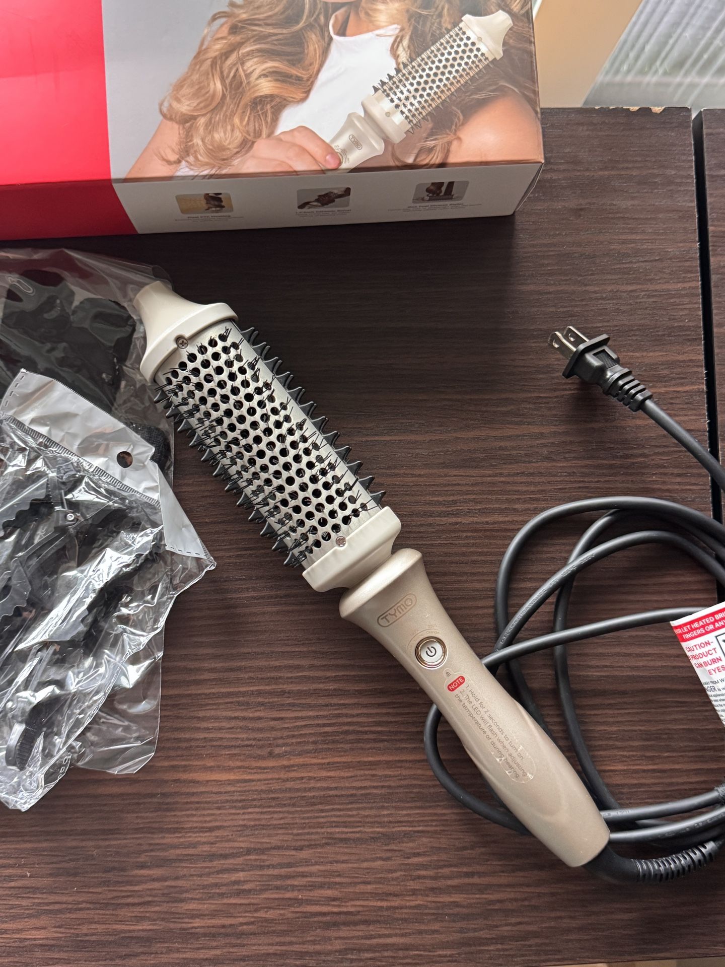 Tymo Hot Curler And Straightener Brush 