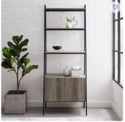 Grey Modern Bookcase / Bookshelf