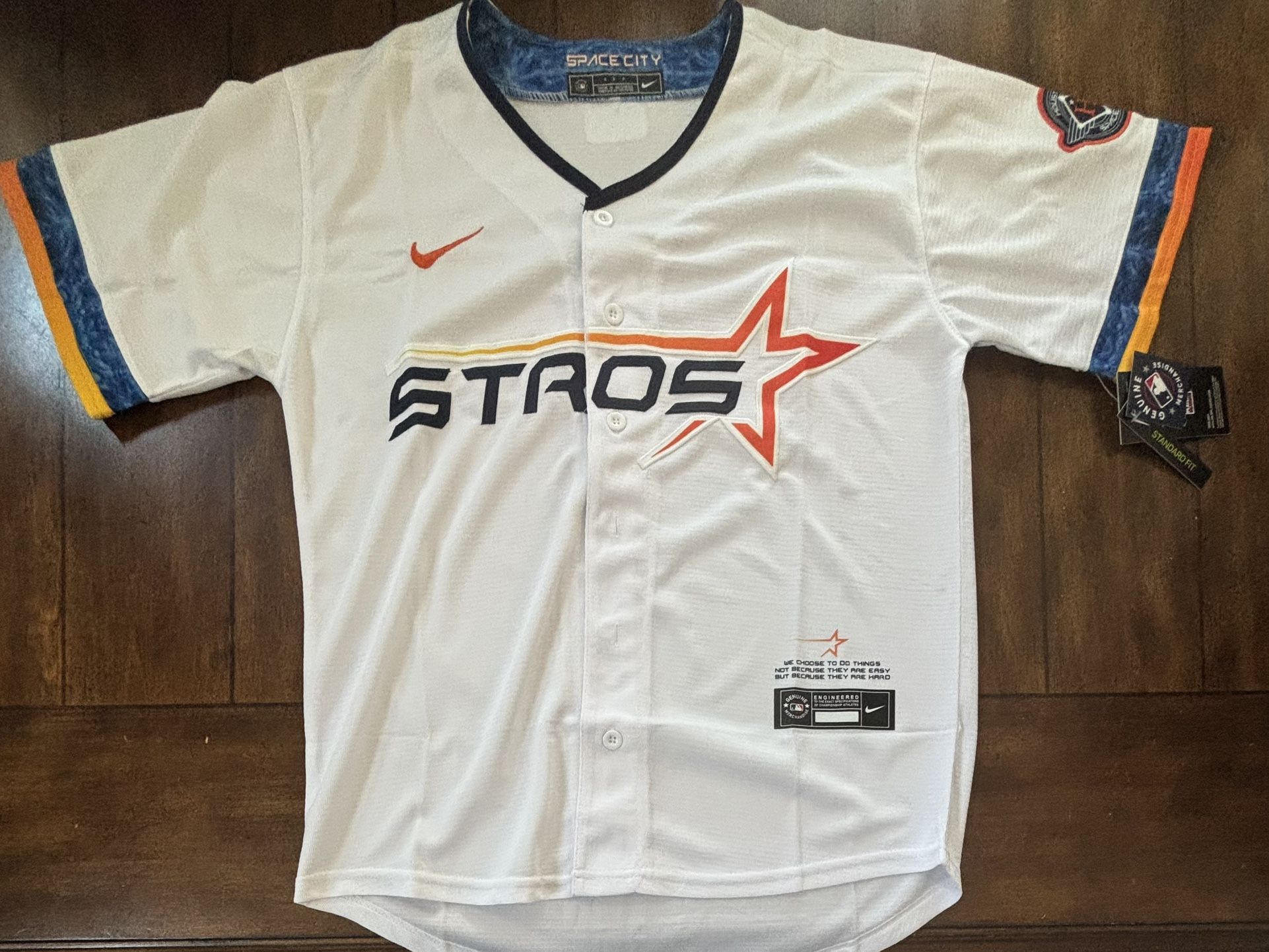 Houston Astros Nike 2025 City Connect Team Jersey Adult Small NWT