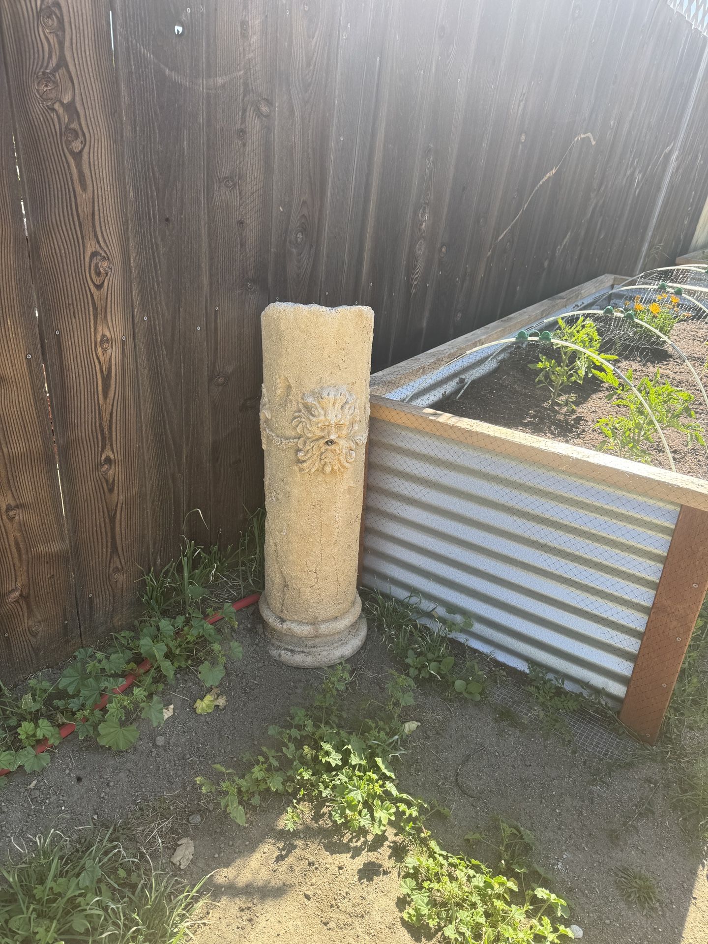 Little Column Fountain Or Plant Holder