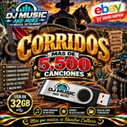 Corridos USB Drive 32GB 5500 Songs