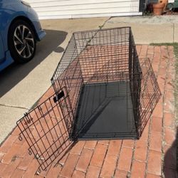 Top Paw Kennel Folding Double Door Dog Crate 36"