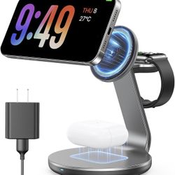 3 in 1 Charging Station for Apple Compatible with Magsafe Charger Stand