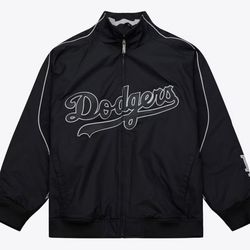 LA Dodgers Men's 2005 Dugout Jacket Black 2XL