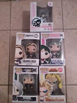 Funko Pop bundle all night sailor Saturn Liliana vess sailor Pluto vicious for Sale in San Marcos CA OfferUp