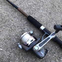 SP Ugly Stik rod, Penn 3000 paining  reel
