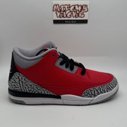 Jordan 3 Retro SE Fire Red (PS) Sz. 3Y
