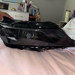 Headlight Assembly for 2014 to 2020 Chevy Impala Factory Halogen OE Style Projector Headlamp Replacement Black Housing Pair Set NOT FIT HID MODEL