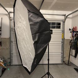 Alien Bees B1600 studio Photo Strobe with Octabox