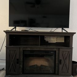 Kellum Media Fireplace Console For 58in TVs With Heat for Sale in