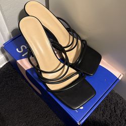 Strap Block Heels