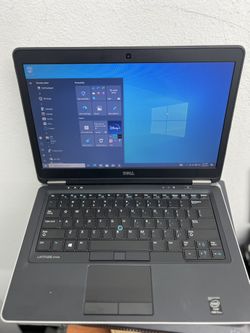 Dell latitude laptop core i5 256gb ssd 4gb ram windows 10 WiFi camera