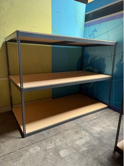 Shelving Racks 96 in W x 48 in D Stock Supply 3 Tier Shelves Similar To Uline Delivery Available