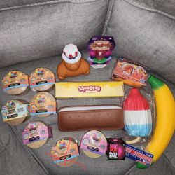 All new 14pc Squishy Bundle or Individuals (Discounted price if you buy all or multiple items)