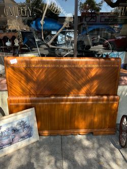Art deco Waterfall Full Bedframe