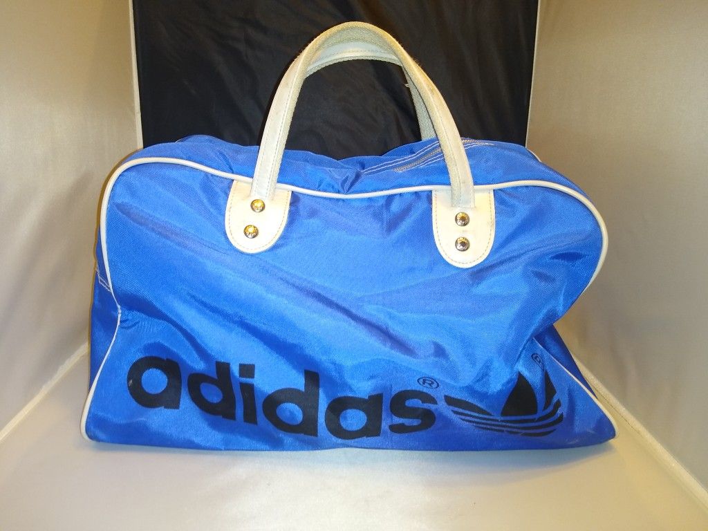 Vintage 1970's Adidas Duffle Gym/ Sports/ Travel bag Made In Twain