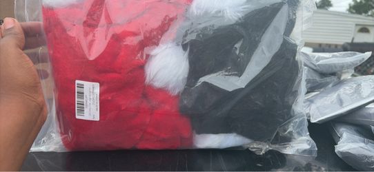 Santa Claus Hat Red White Pom-Pom