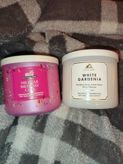 Bath and Body Works 3 Wick Candles