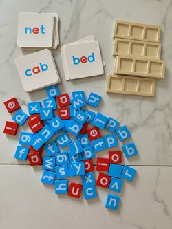 Wooden Word Spelling Game 