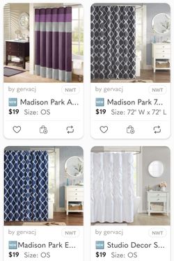 30x Shower Curtains BRAND NEW