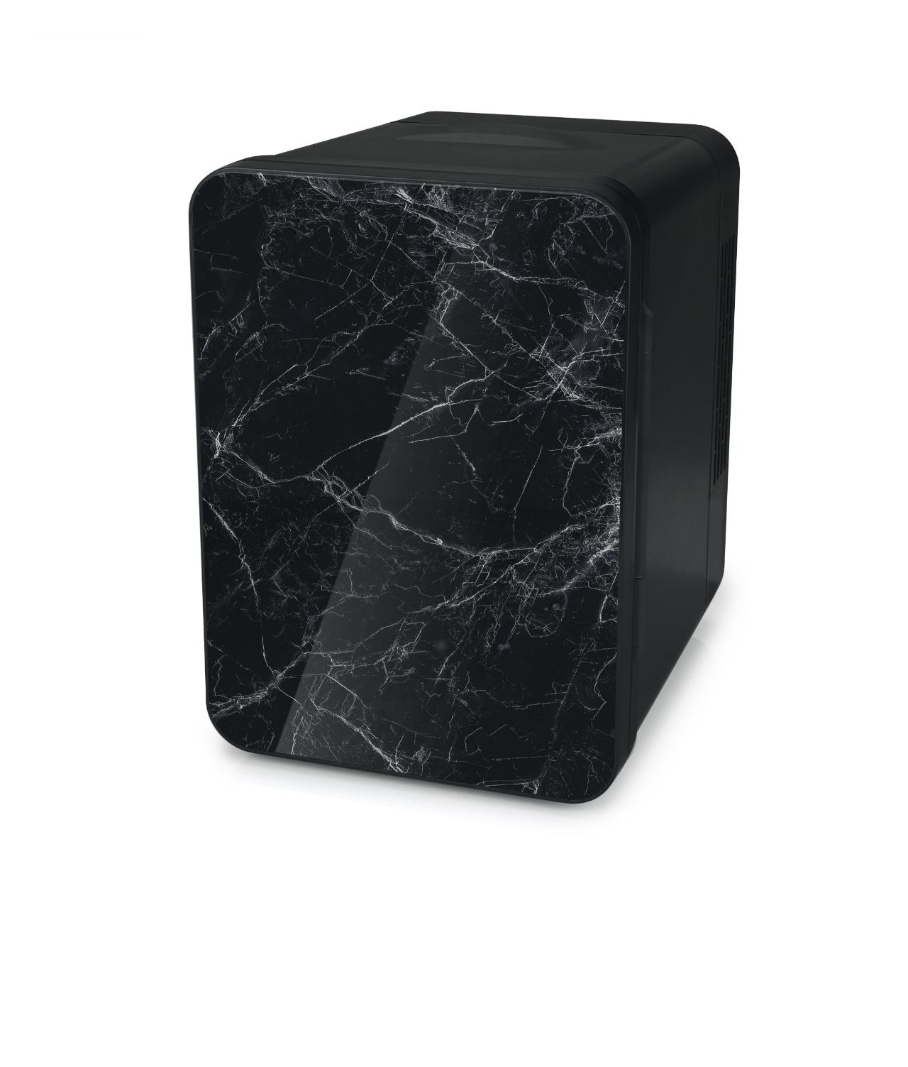 Personal Chiller Mini Fridge Small Space Cooler, Black Marble