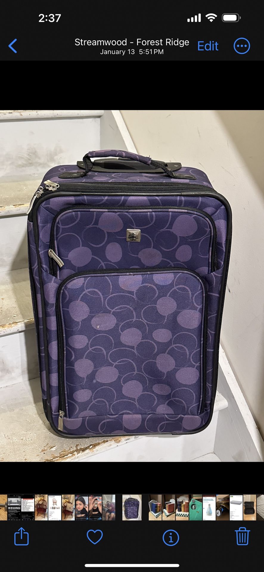 Carry On 22”/14”/10”( Perfect Size For Traveling
