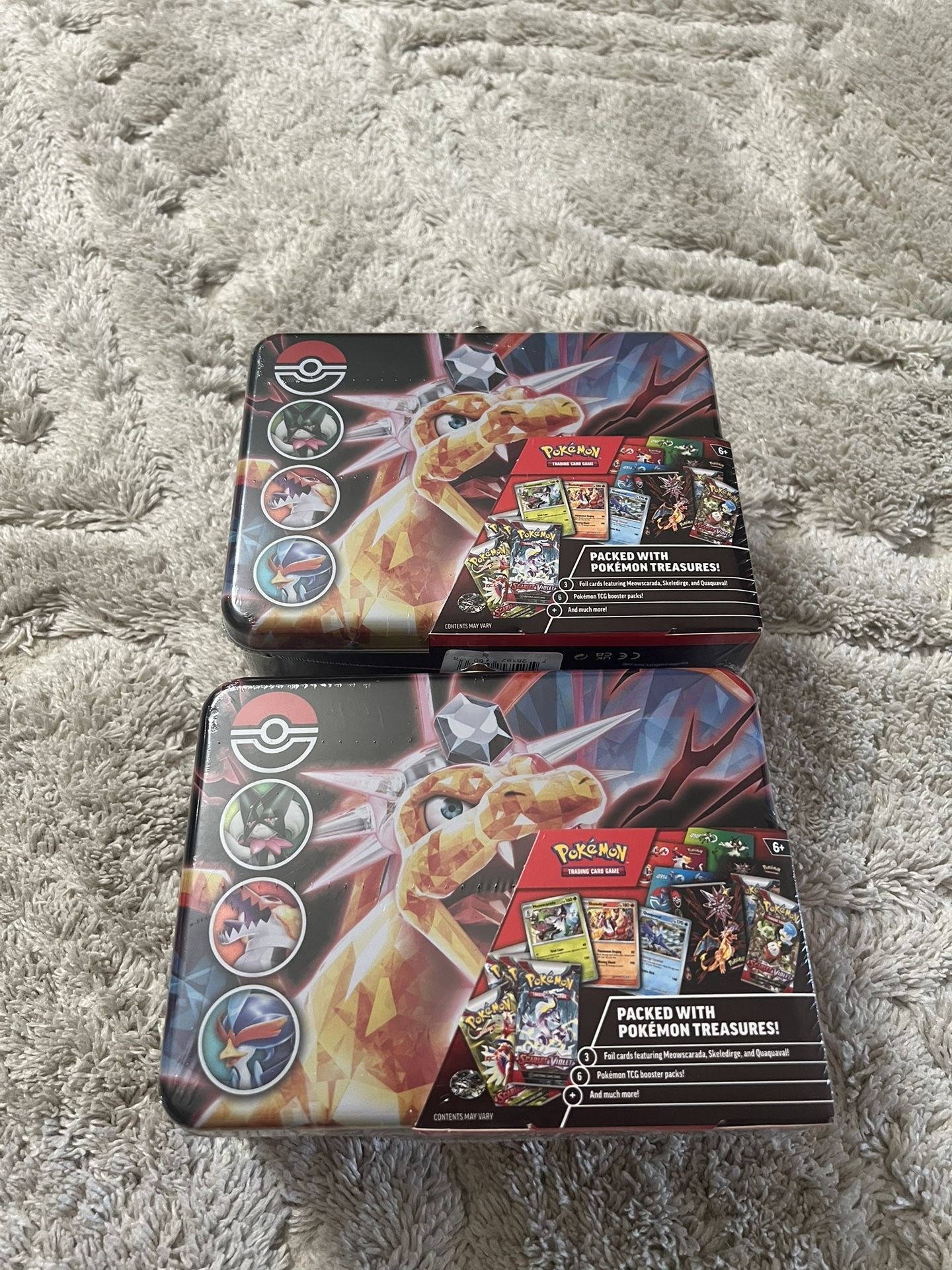 pokemon charizard lunch box tins