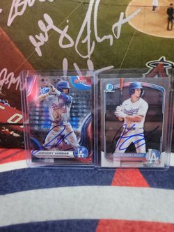 Dodgers Prospects Autograph Baseball Cards