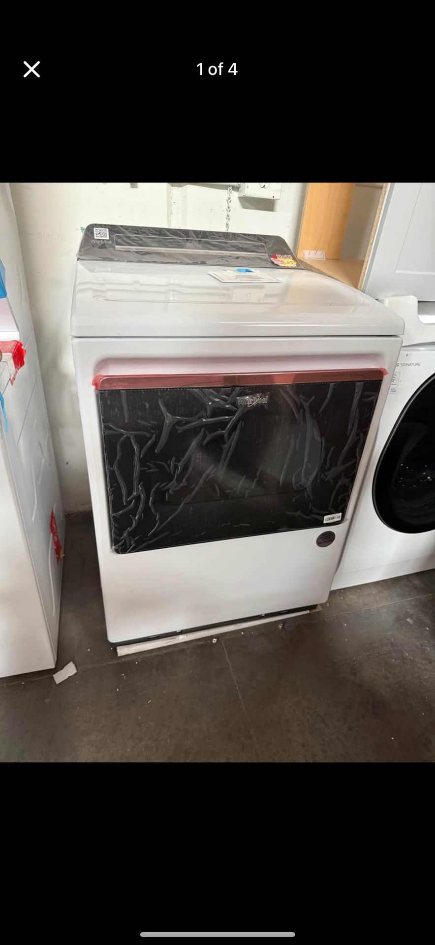 Whirlpool 7.4 cu. ft. White Front Load Electric Dryer