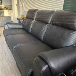 Leather Couch 