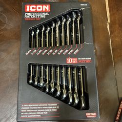 icon professional ratcheting wrench set