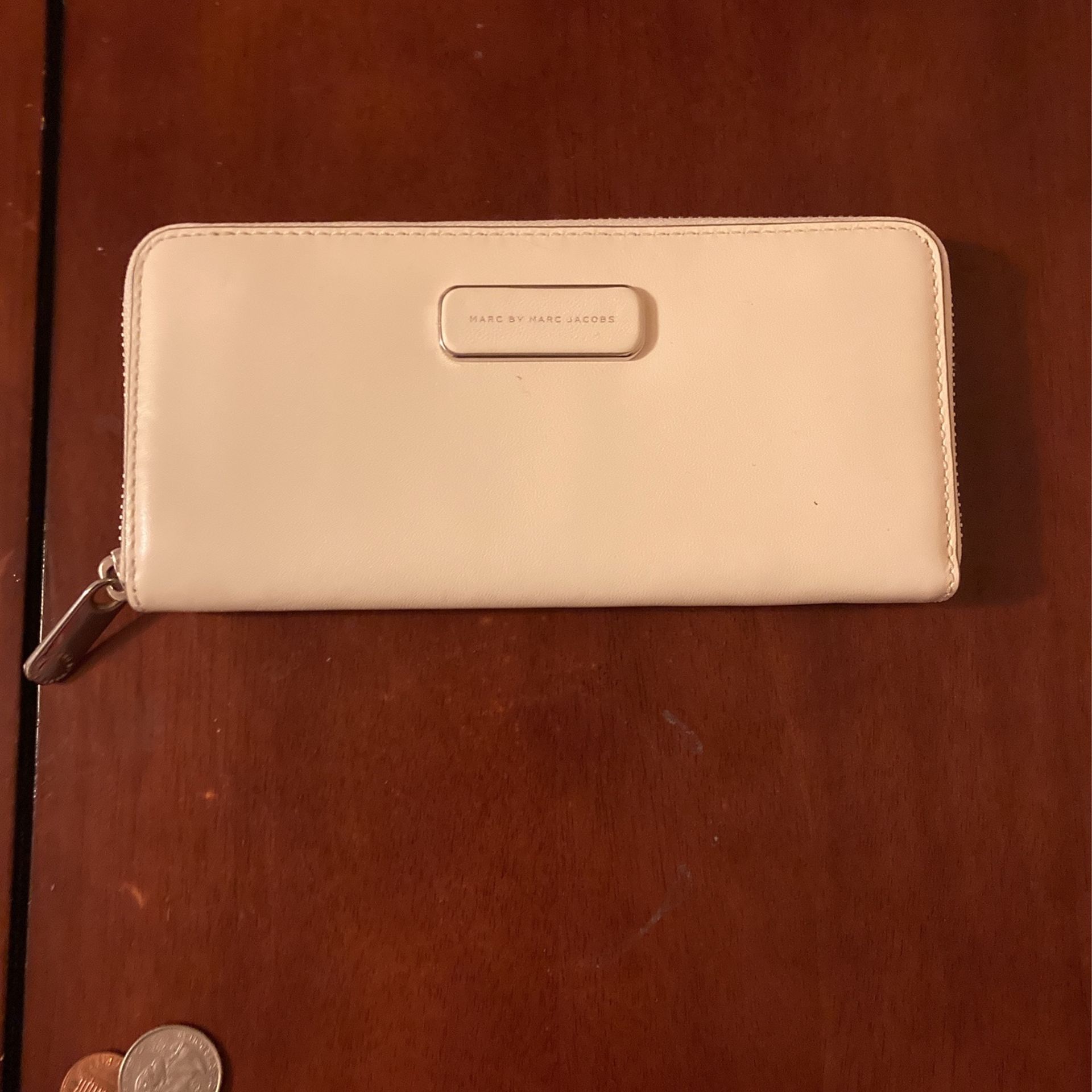 Marc Jacobs White Leather Wallet