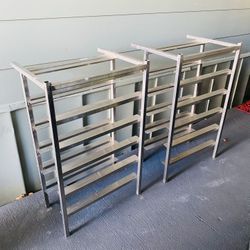 Pedigo Medical Grade Stainless Steel Tray Racks 