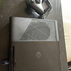 Xbox 360 With Controller And Games