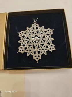 Stunning Sparkling Snowflake ornament 3"