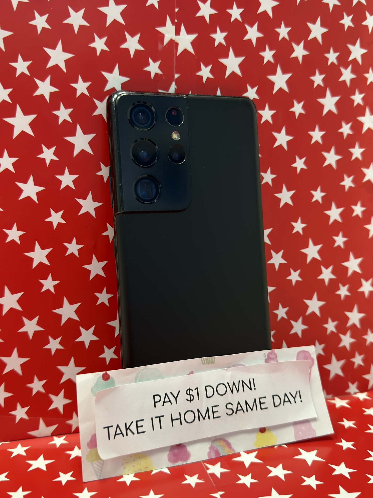 Samsung Galaxy S21 Ultra 5G - Pay $5 DOWN AVAILABLE - NO CREDIT NEEDED